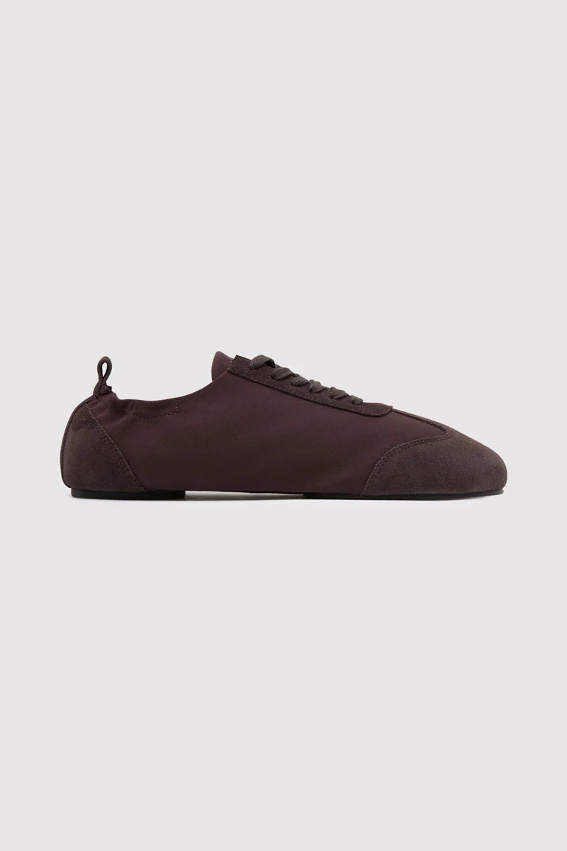 St Agni Brown Ballet Sneaker at Alas Eius