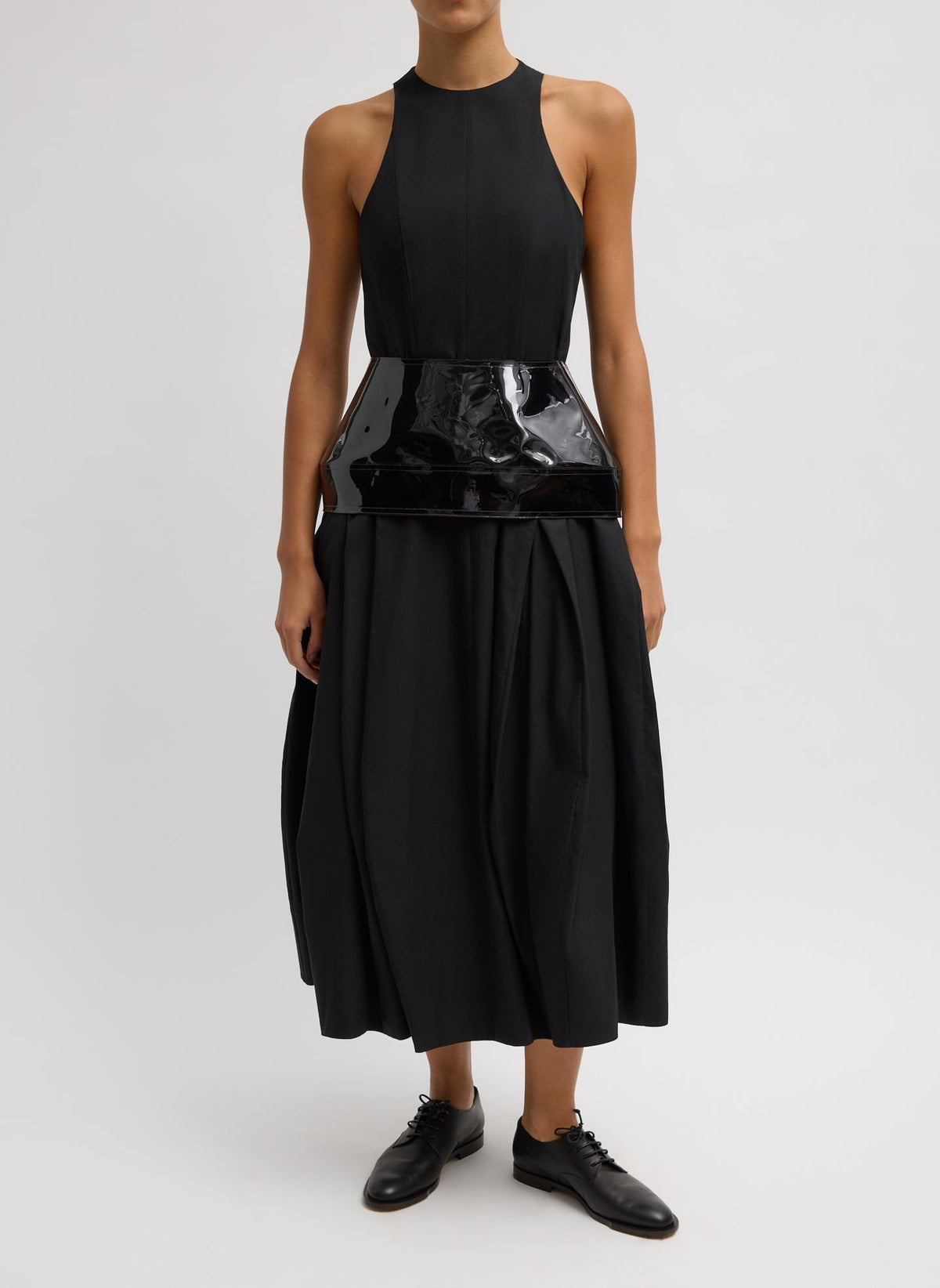 peplum dress with belt Evening Peplum Belted Dress Blue