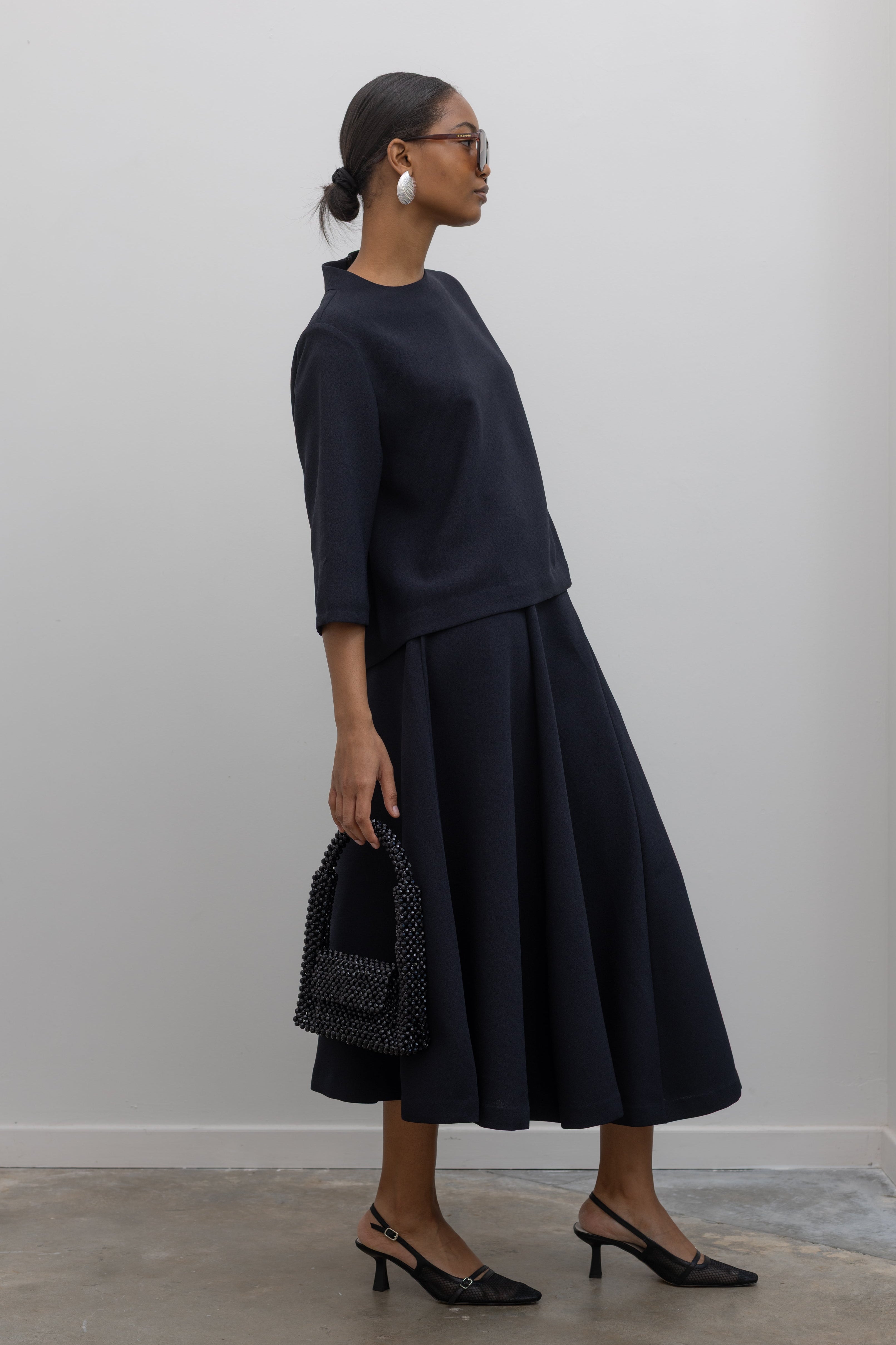 skirt and top set by kaarem at alas eius for evening and occasion wear