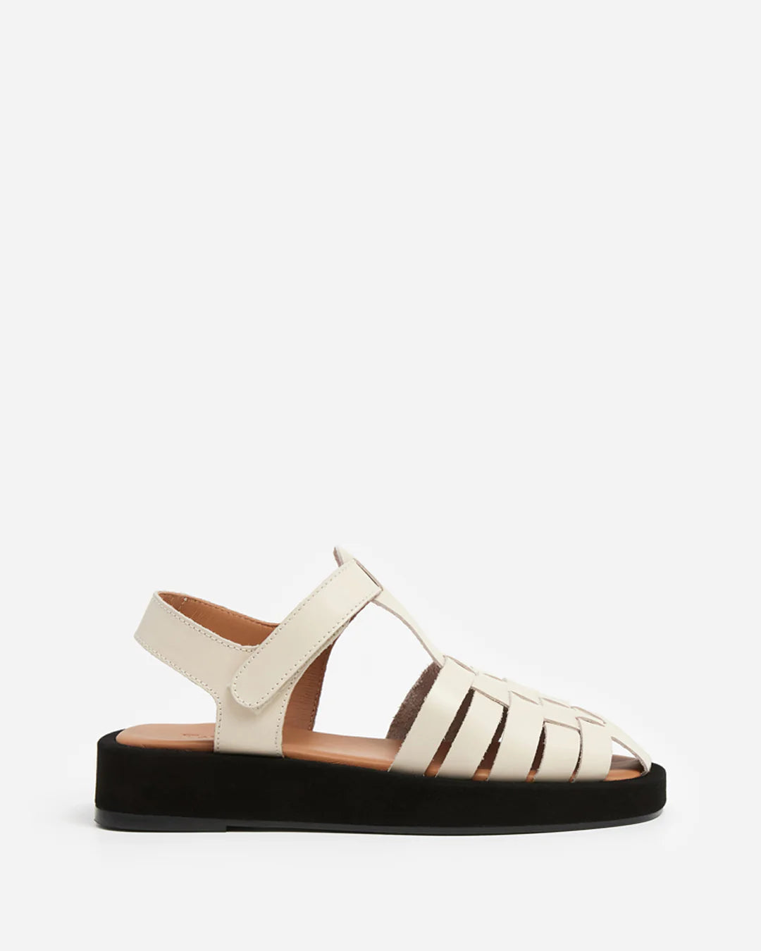 Vanilla Gigi Leather Fisherman Sandals – alas eius