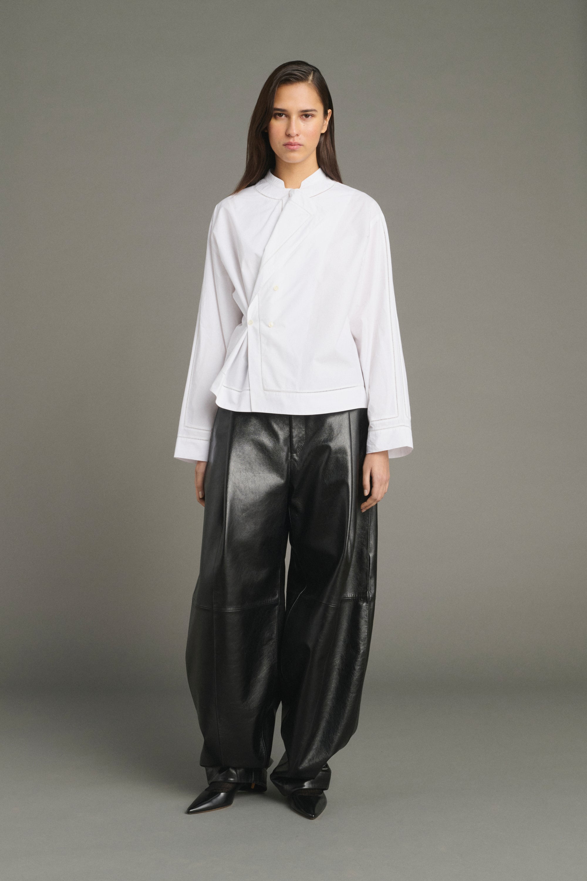 White Lorraine Embroidered Shirt