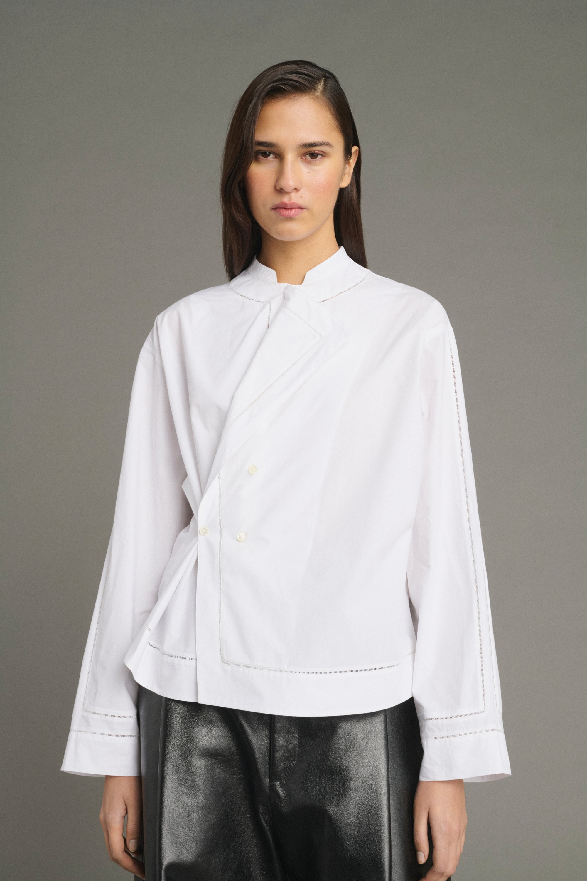 White Lorraine Embroidered Shirt