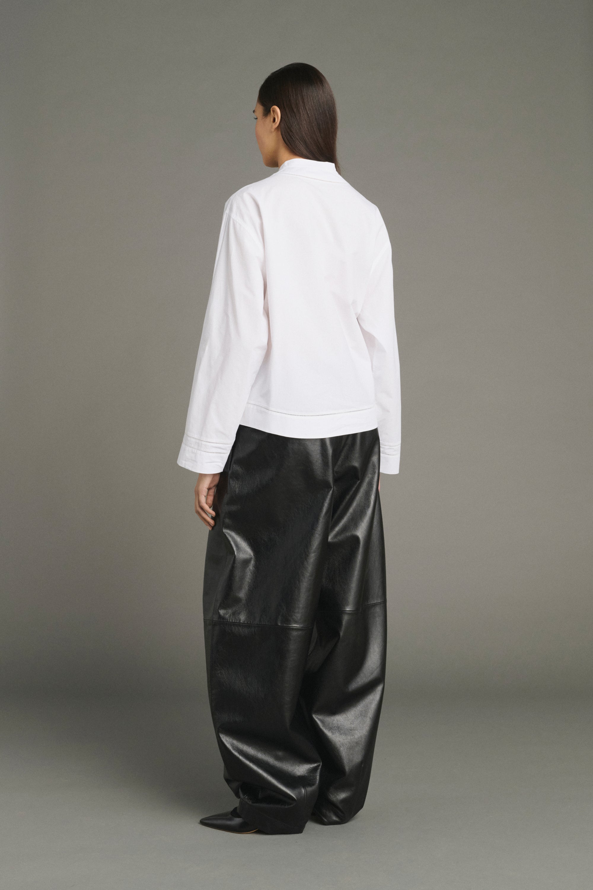 White Lorraine Embroidered Shirt