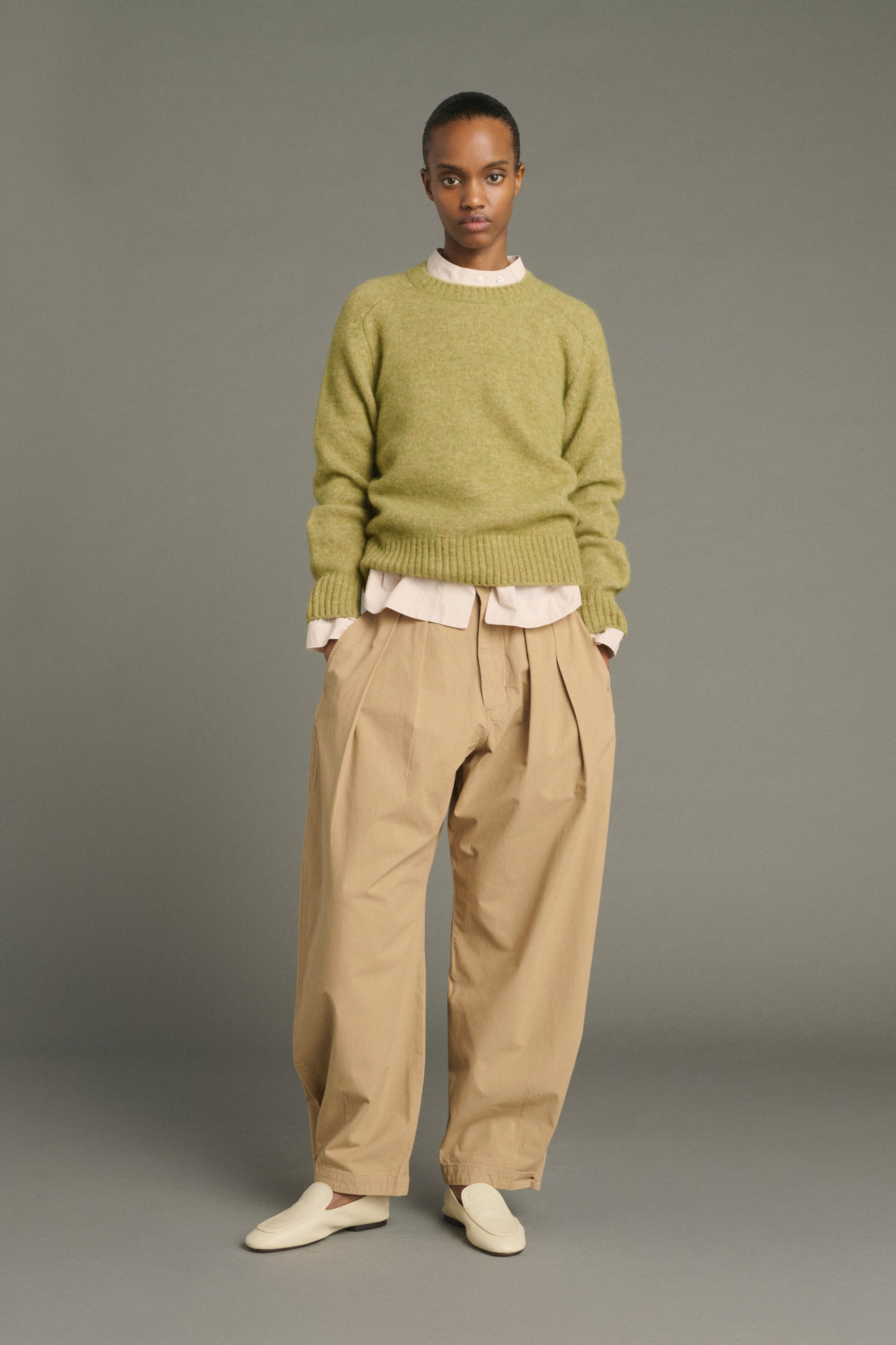 Sage Envie Wool and Alpaca Sweater