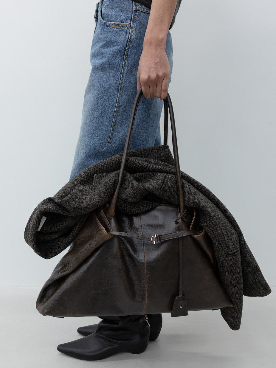 Haricot Dark Brown Bag