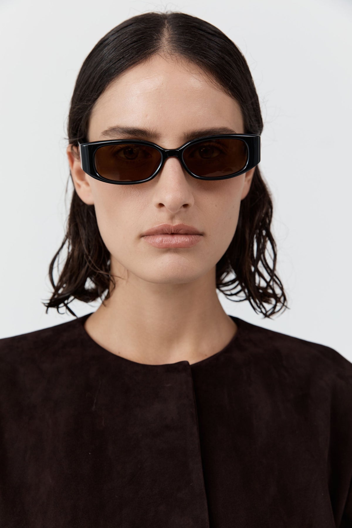 Black Brown Clasico Sunglasses