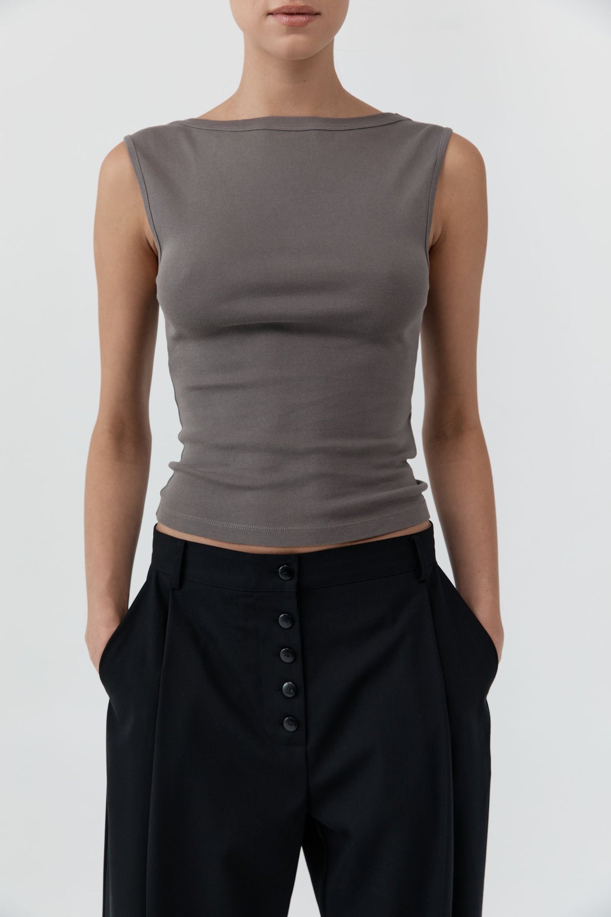 Clay Organic Cotton Ballerina Top