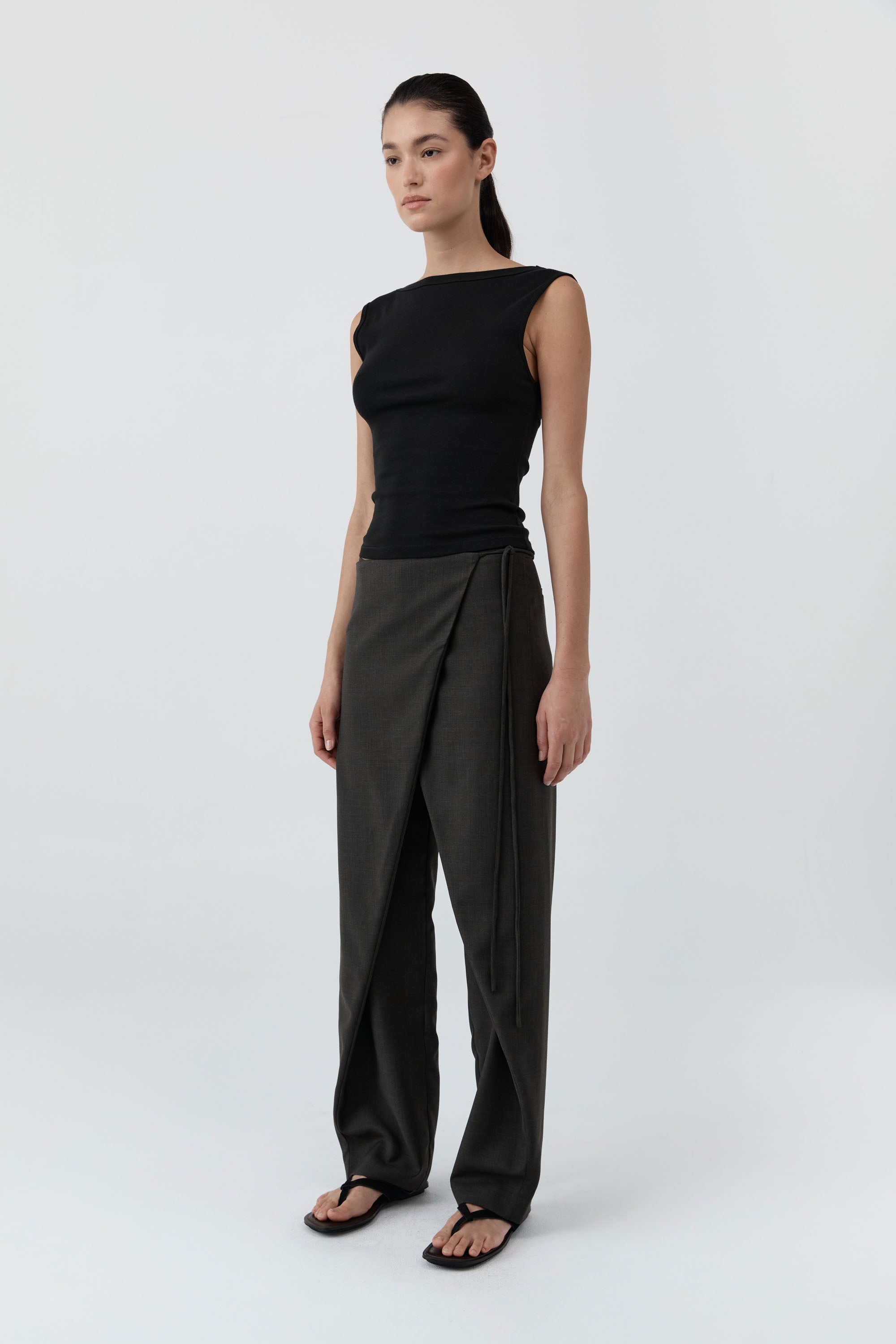 Umber Wrap Rouleau Pants