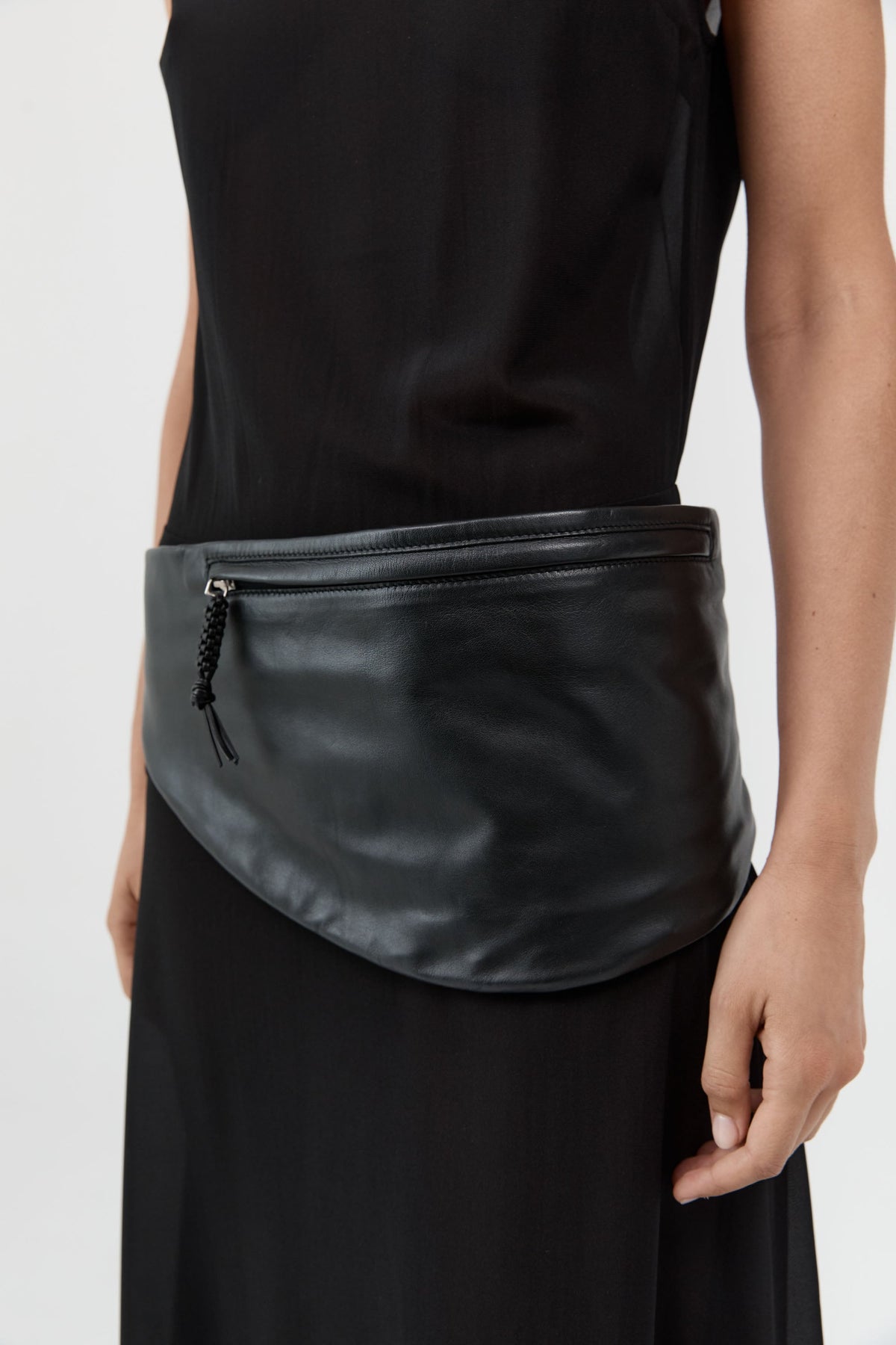 Black Soft Belt Bag
