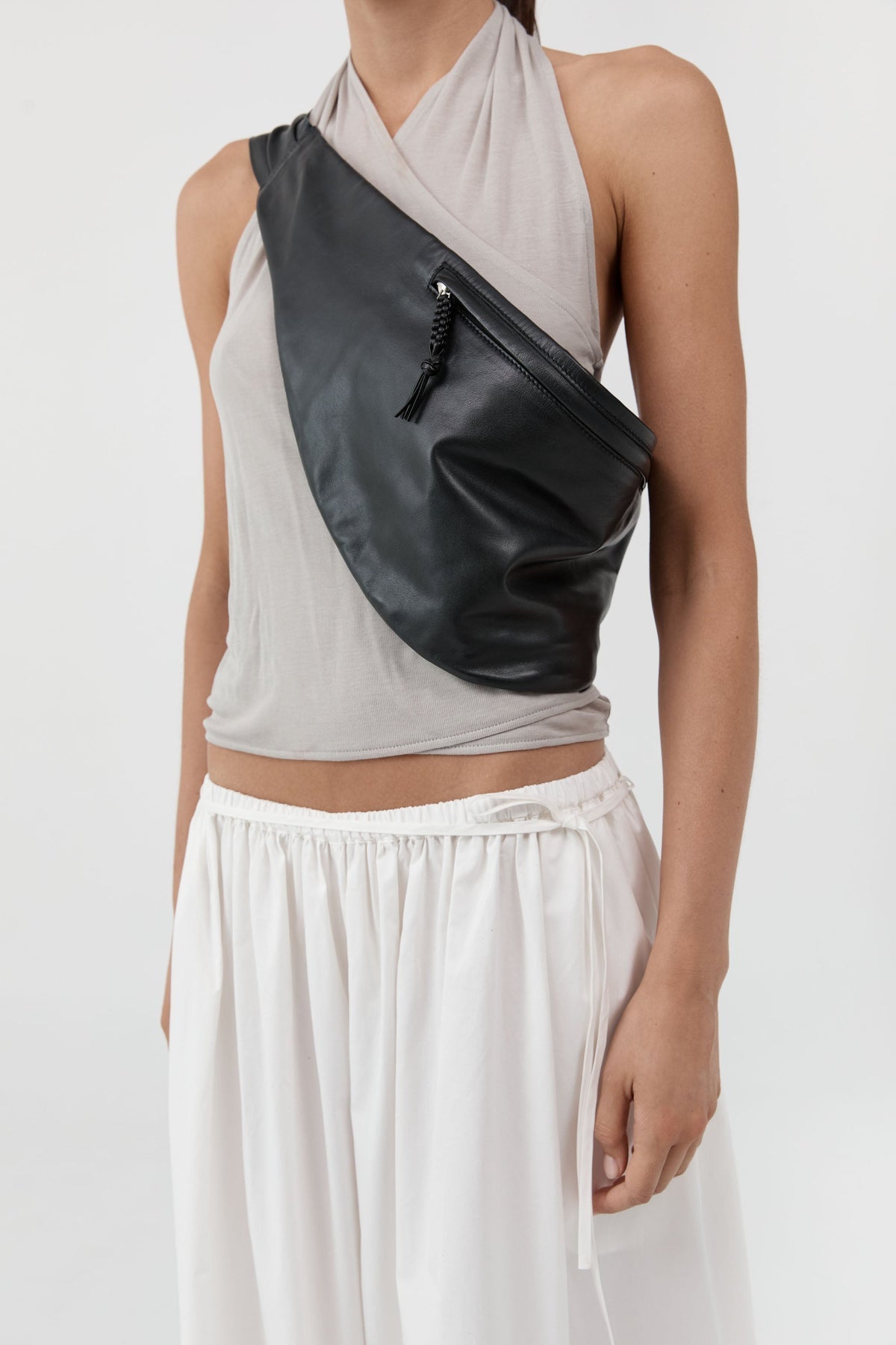 Black Soft Belt Bag