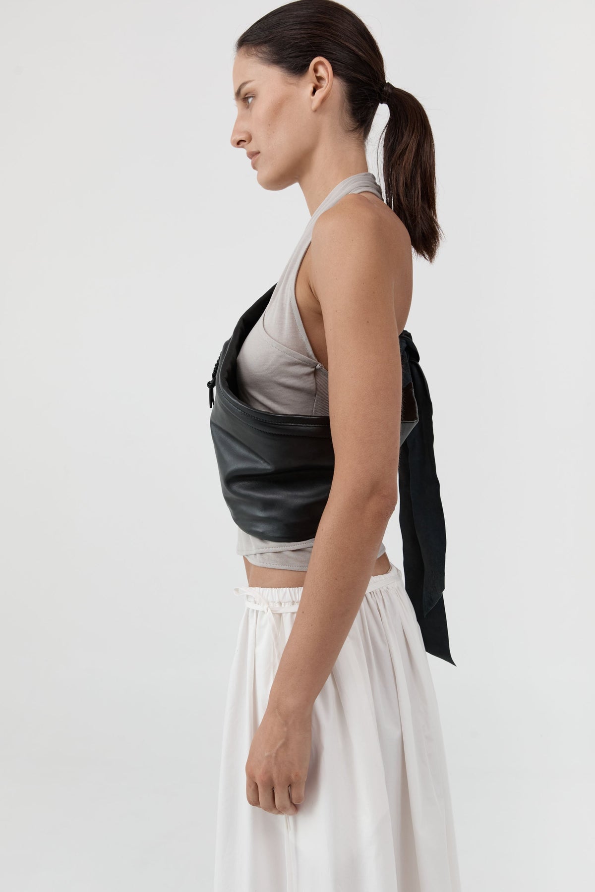 Black Soft Belt Bag