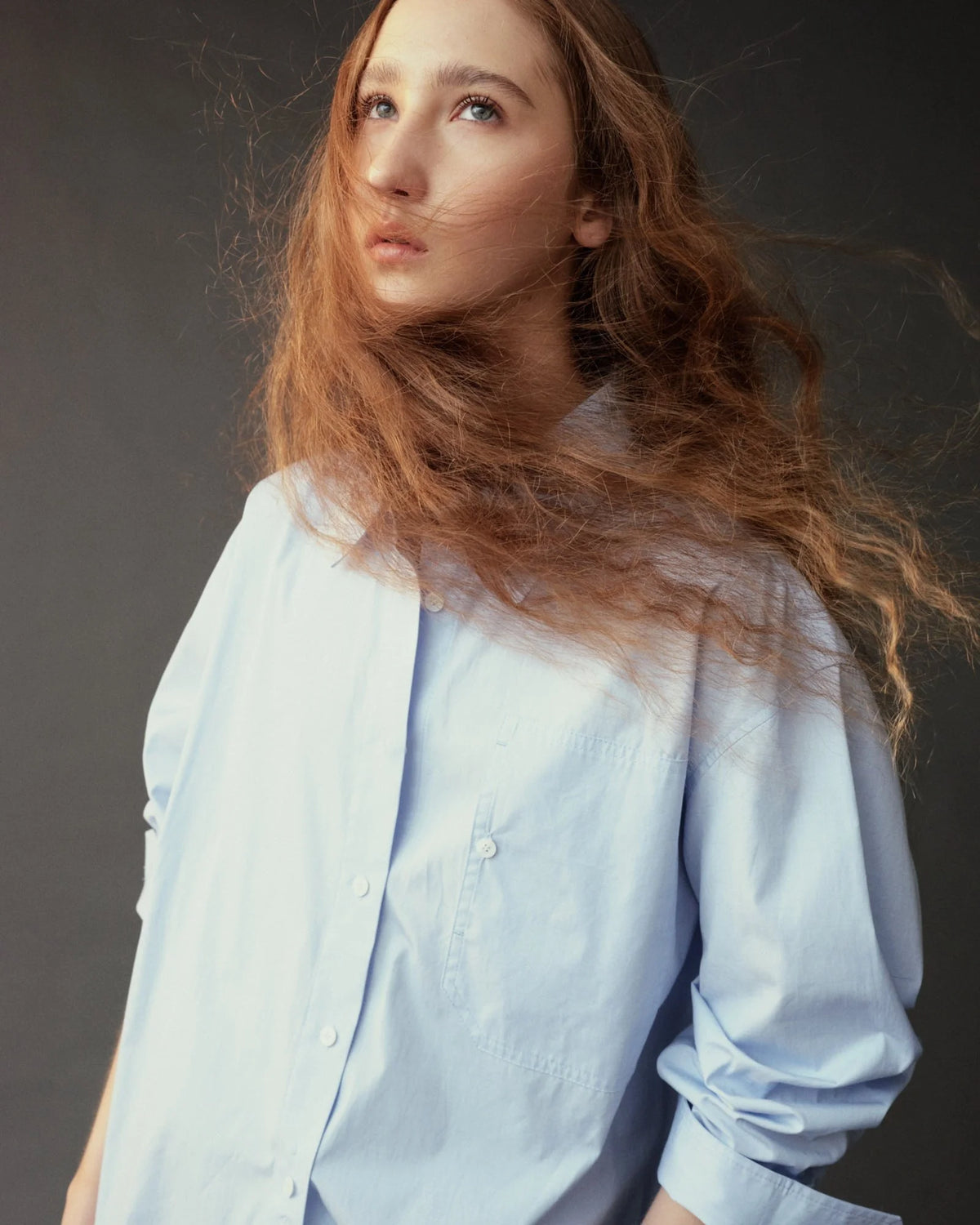 Light Blue Oversized Shirt