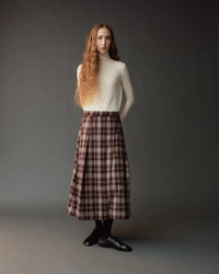 Ivory Roll Neck Jersey Top