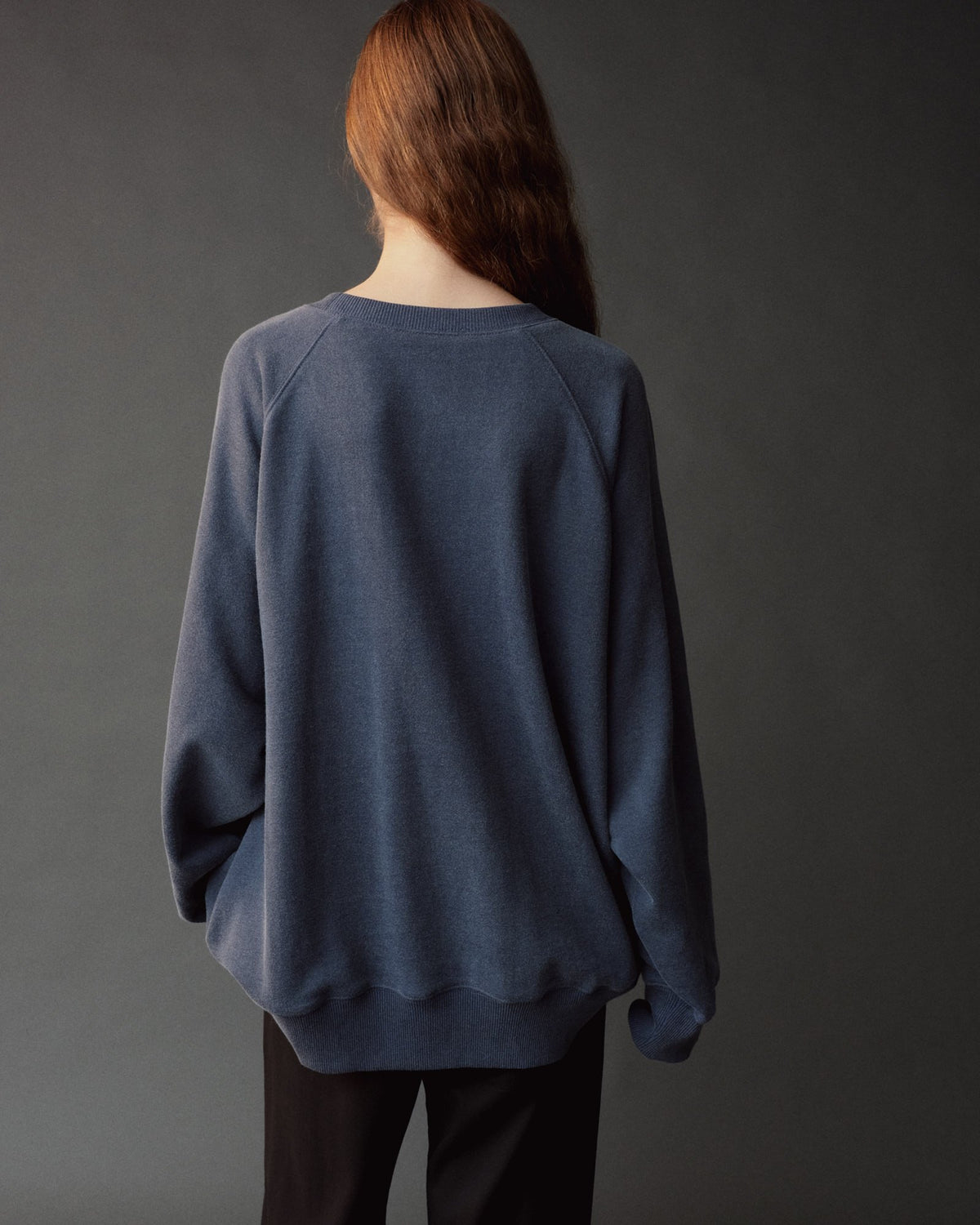 Vintage Blue Oversized Sweatshirt