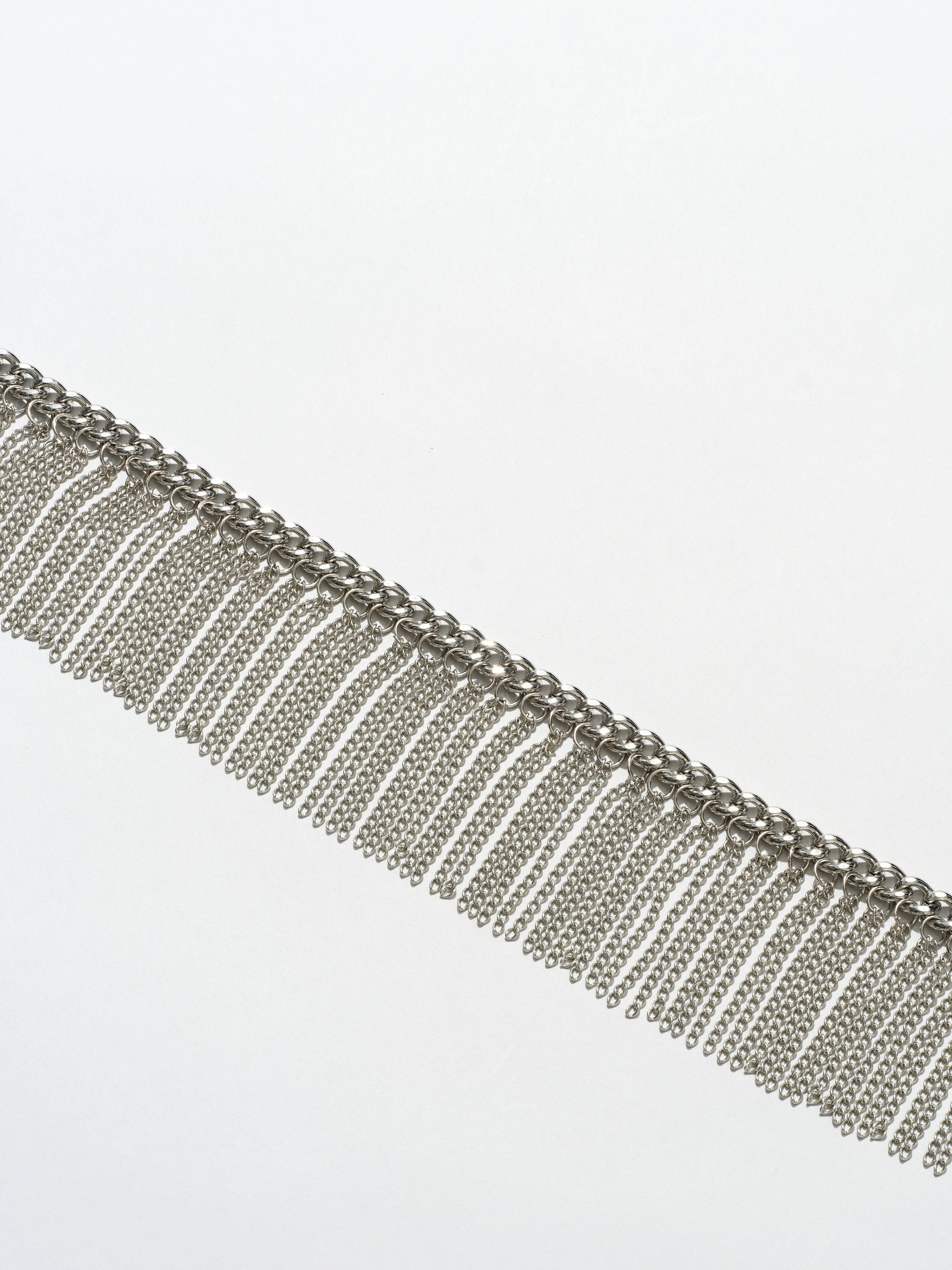 Fringe Chain Wristlet