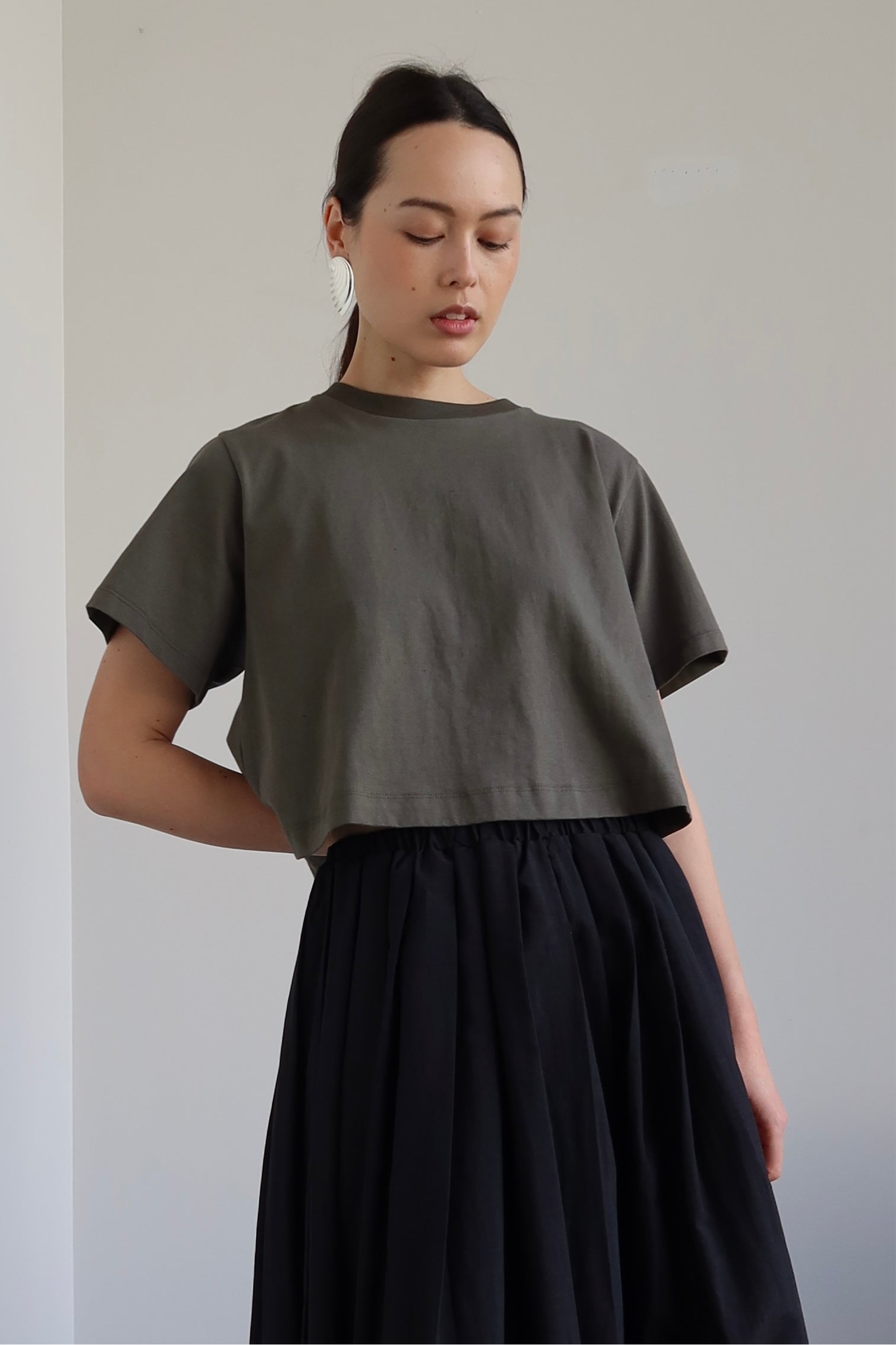 Forest Relaxed Cropped T-Shirt