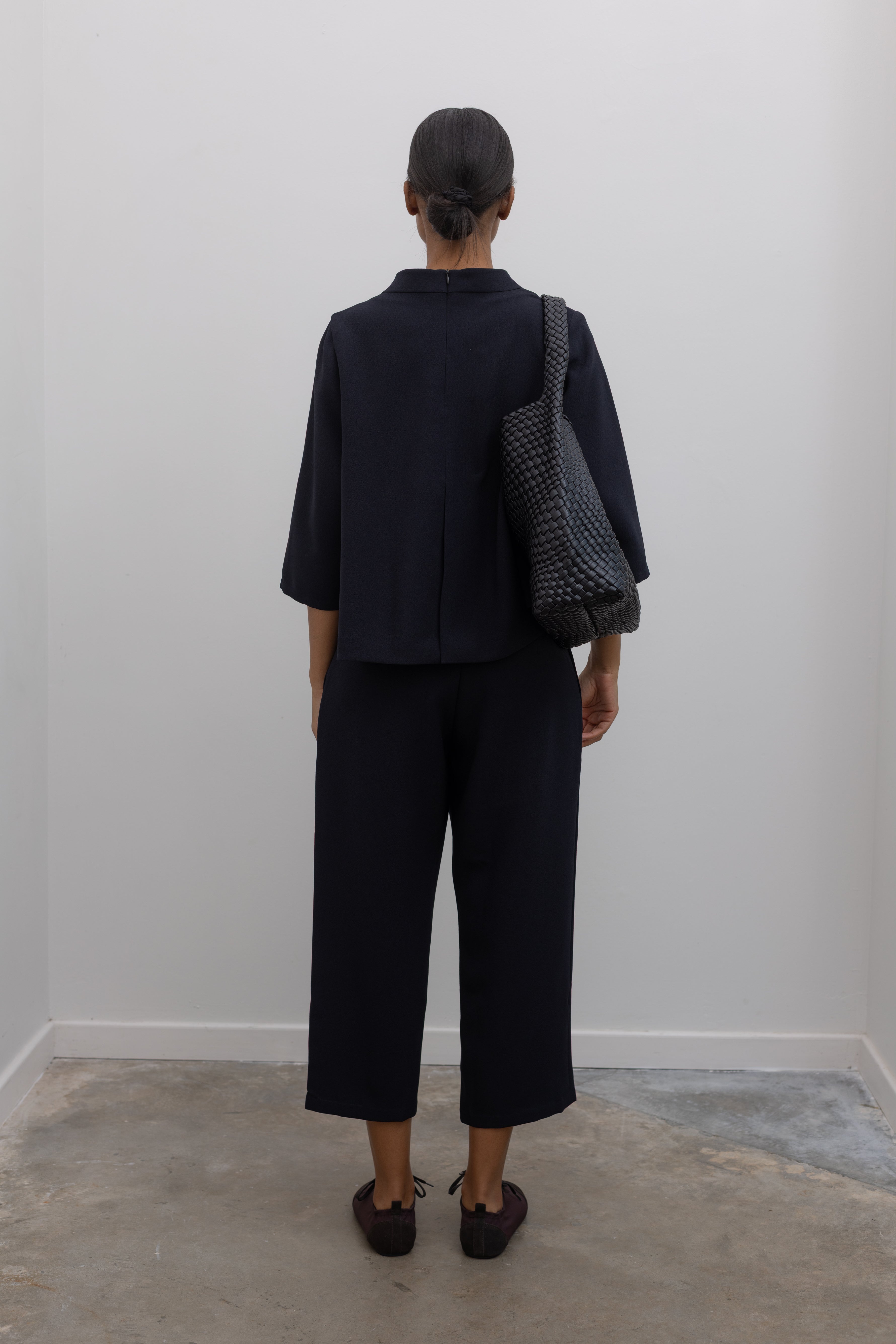 Deep Navy Sua Tapered Trouser Pocket Pant