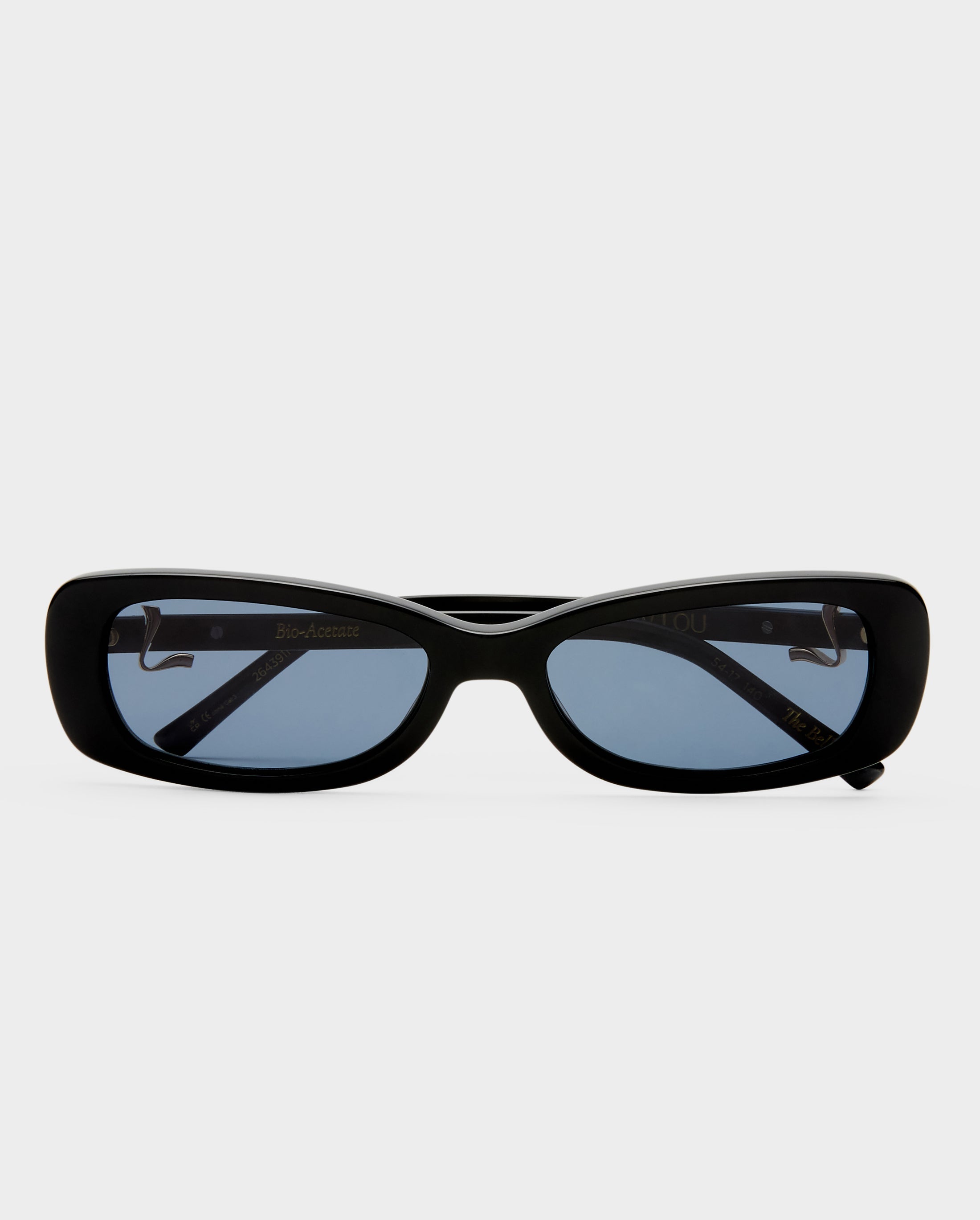 Black Bella Rectangle Sunglasses