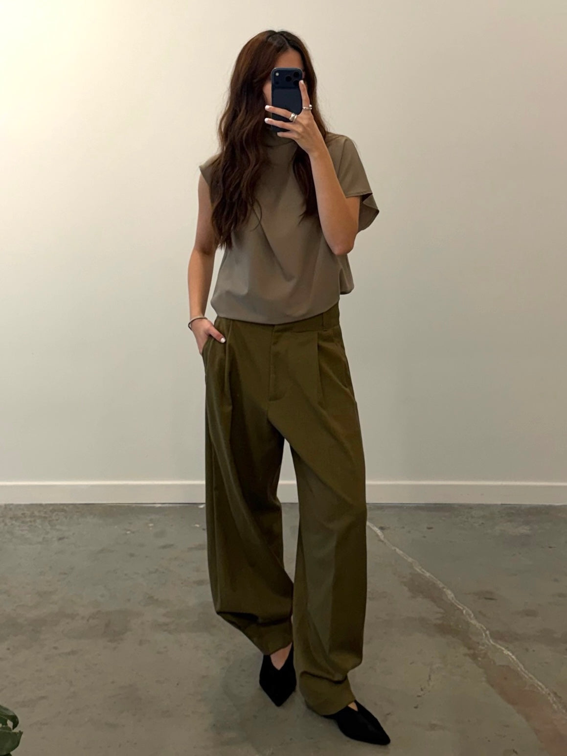 Trevis Army Green Trousers