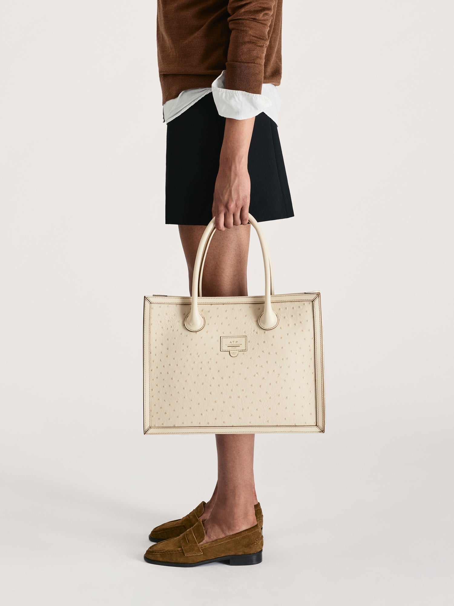 ATP Atelier Airola Cannella suede everyday loafers at Alas Eius