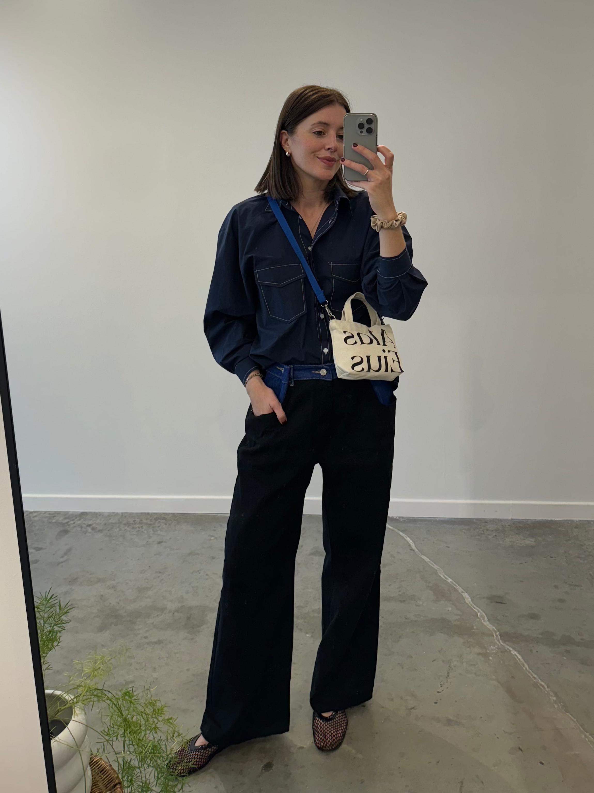 Alas Eius mini cotton tote bag, front view