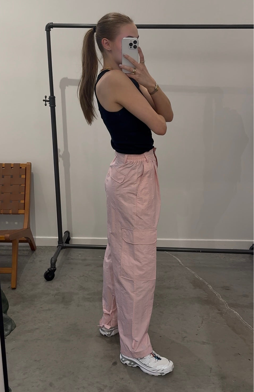 Pink Cargo Pants