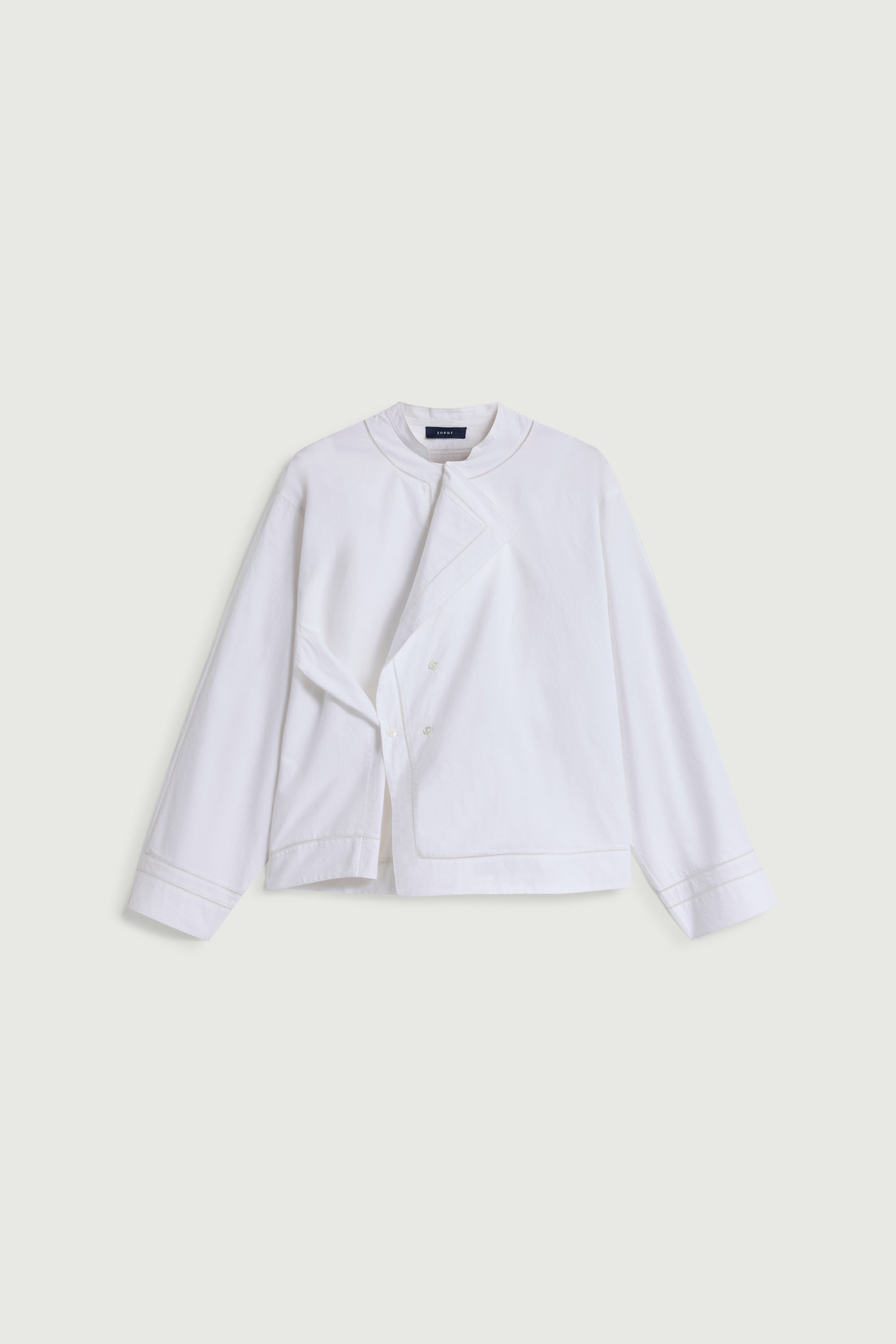 White Lorraine Embroidered Shirt