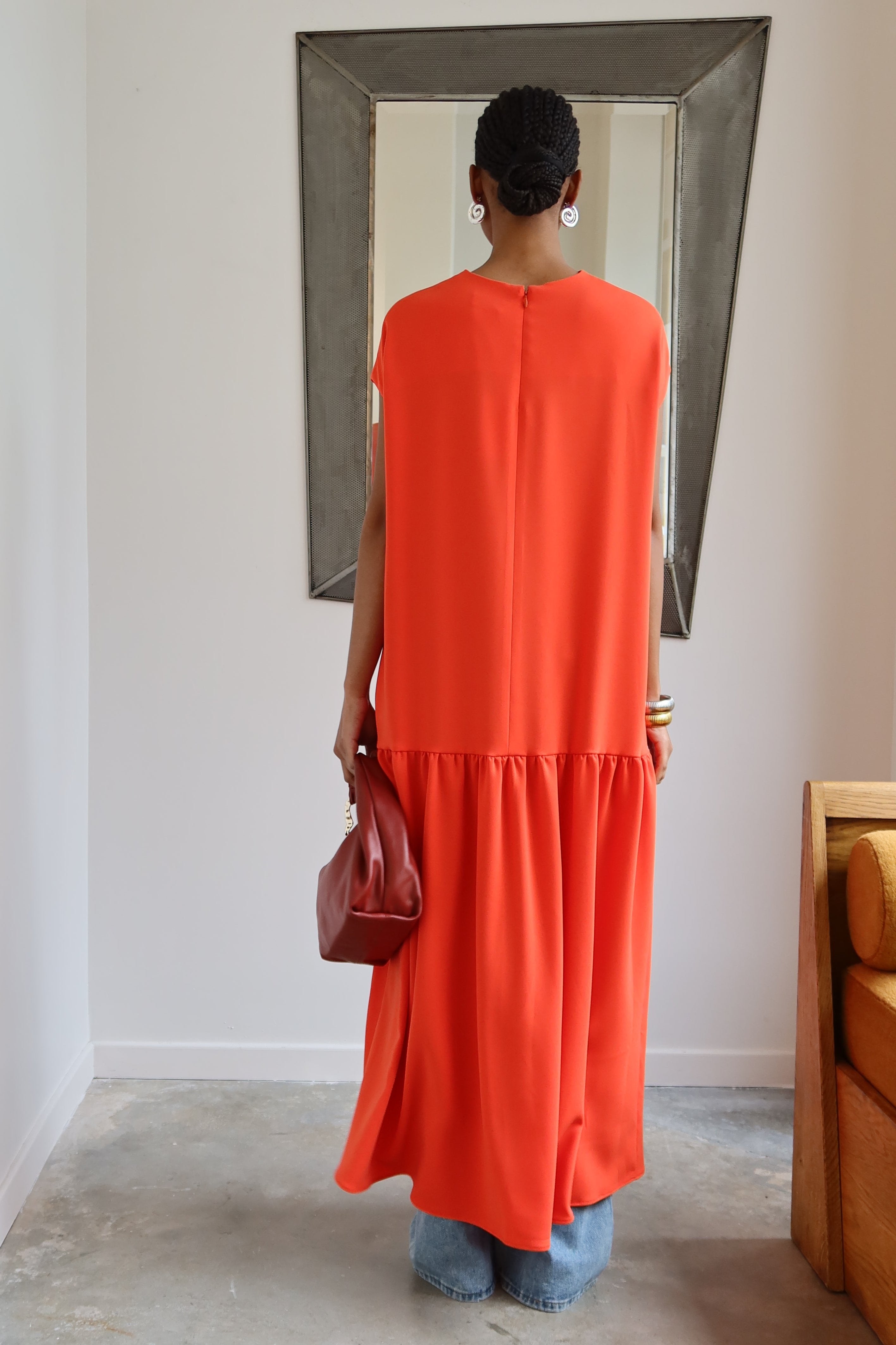 Poppy Drop Waist Maxi Dress