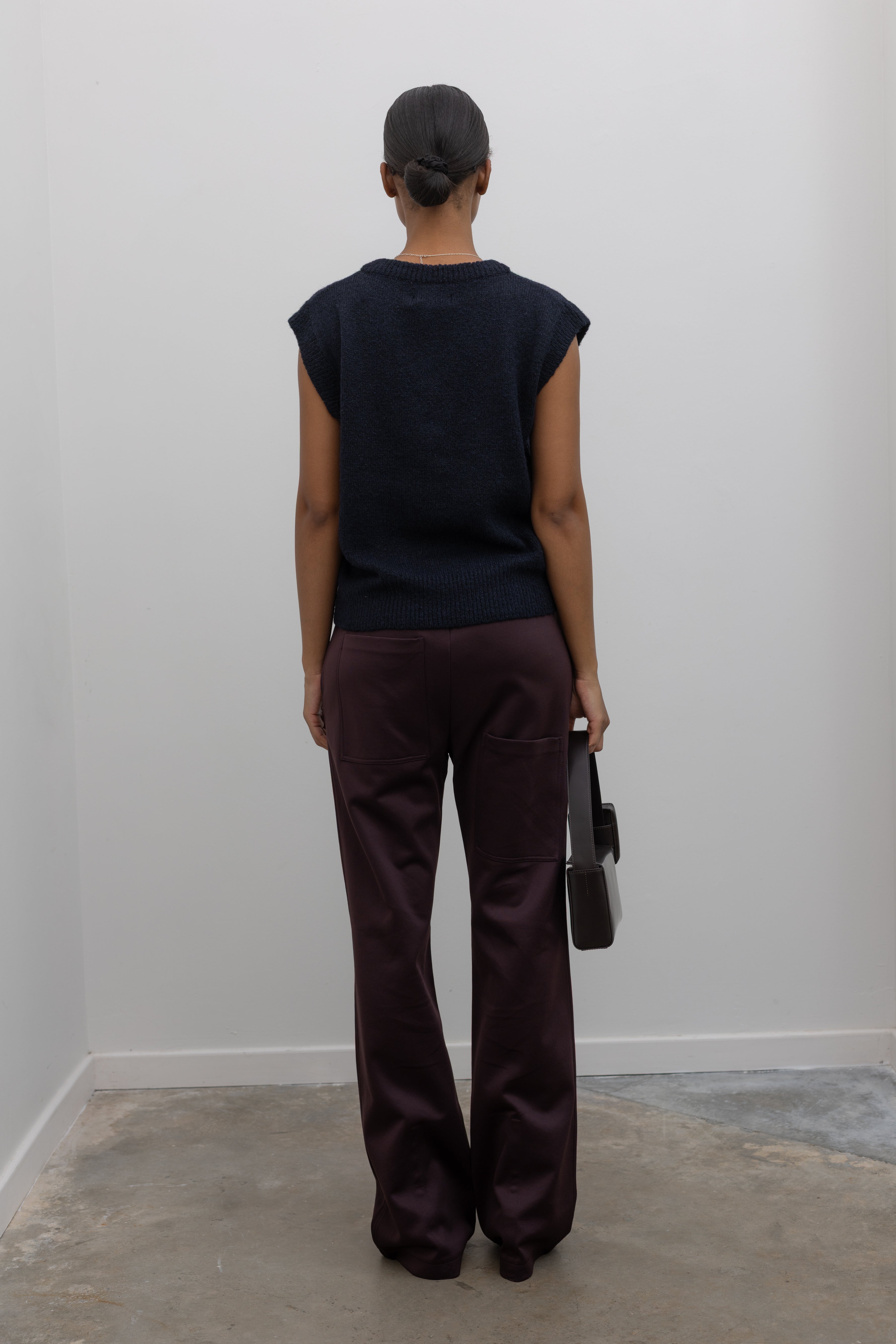 Brown Active Knit Scottie Jogger