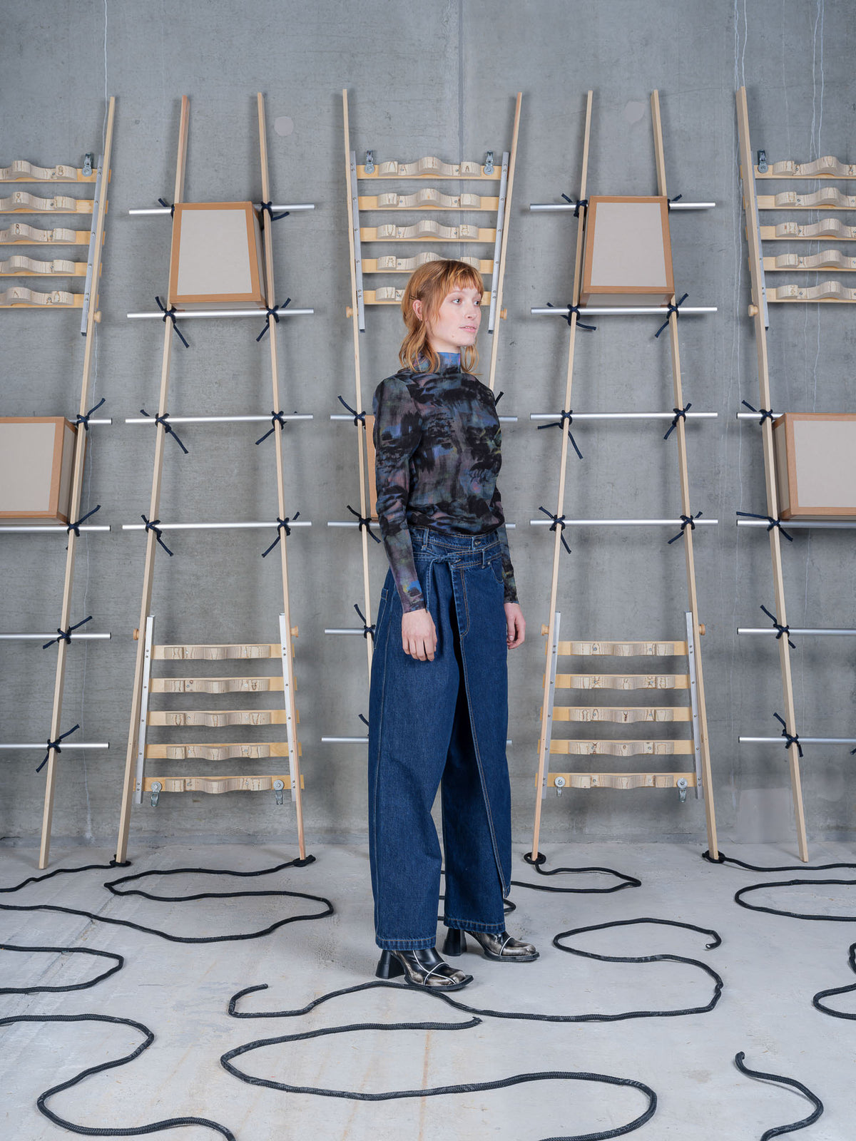 Rinse Denim Fly Pants