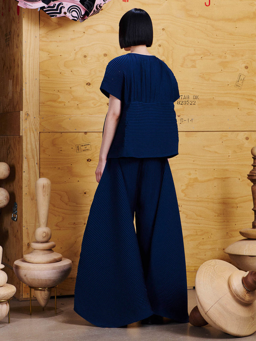 Blue Thumb Plisse Blouse