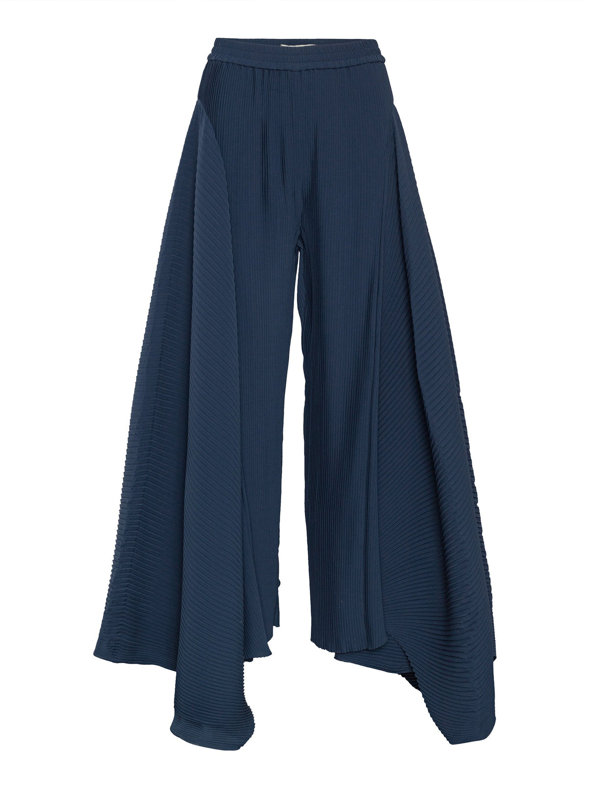 Blue Wrist Plisse Pants