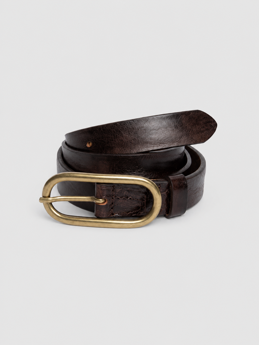 Ronda Black Leather Belt