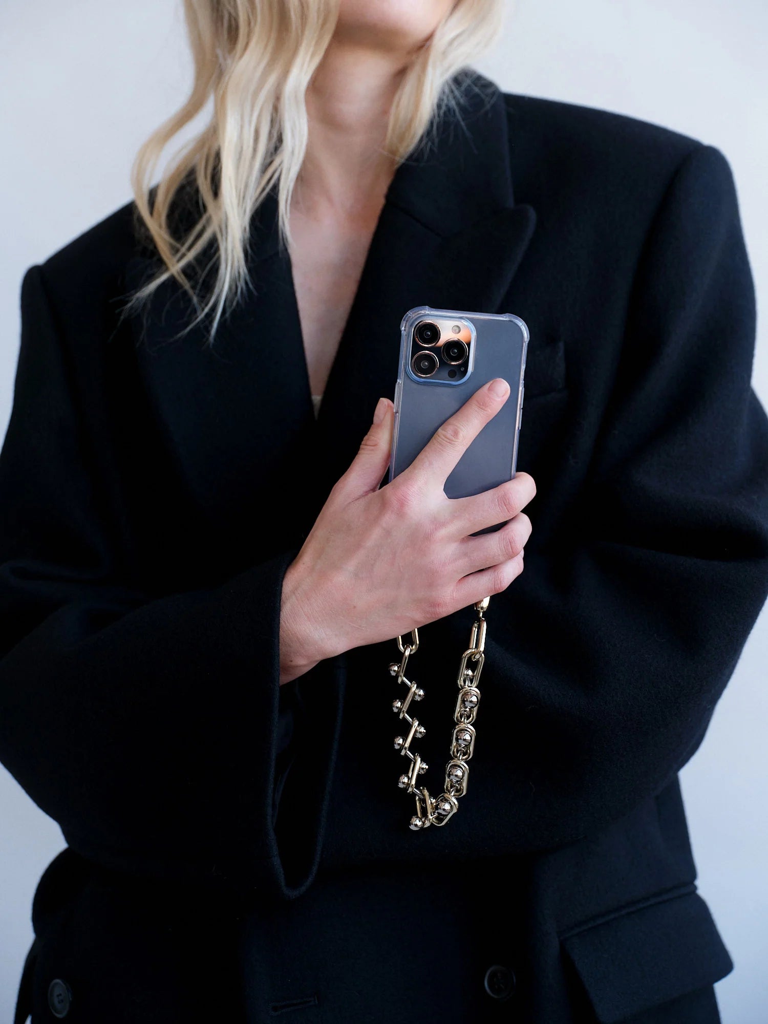 Pierced Cable Chain Wristlet