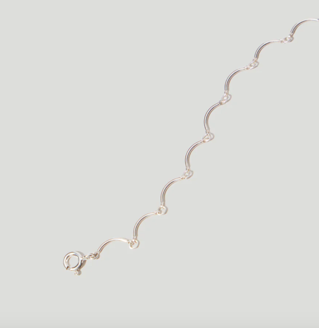 Silver Scallop Necklace