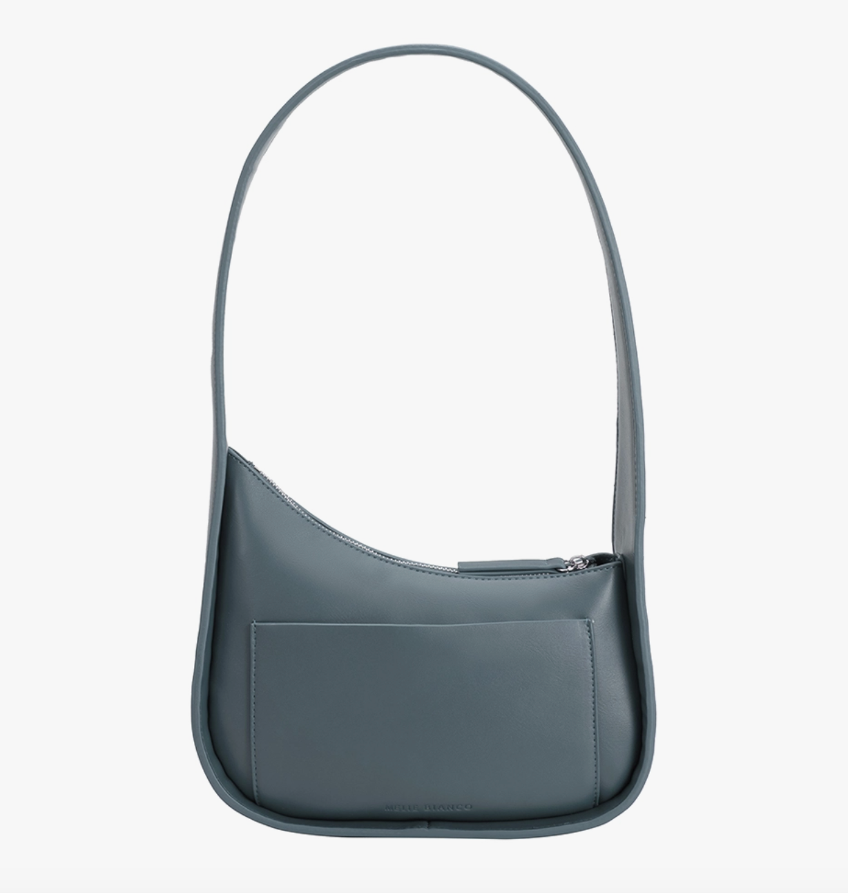 Slate Gray Organic Shaped Shoulder Bag