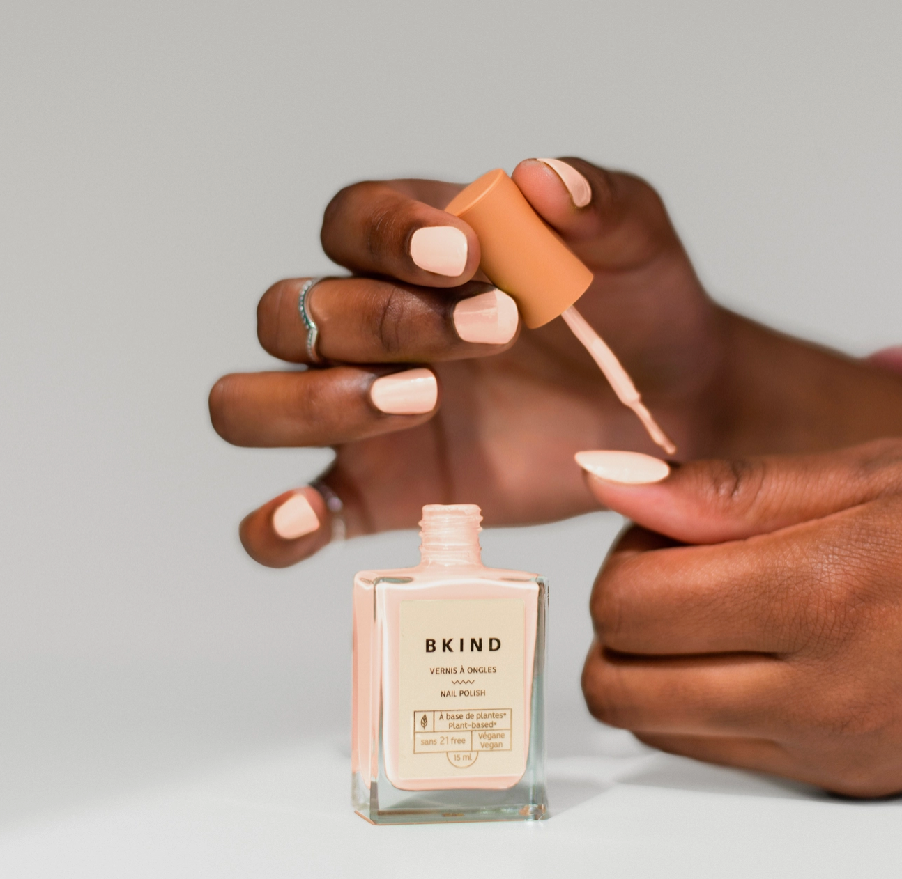 BKIND Vegan Nail Polish in French Pink