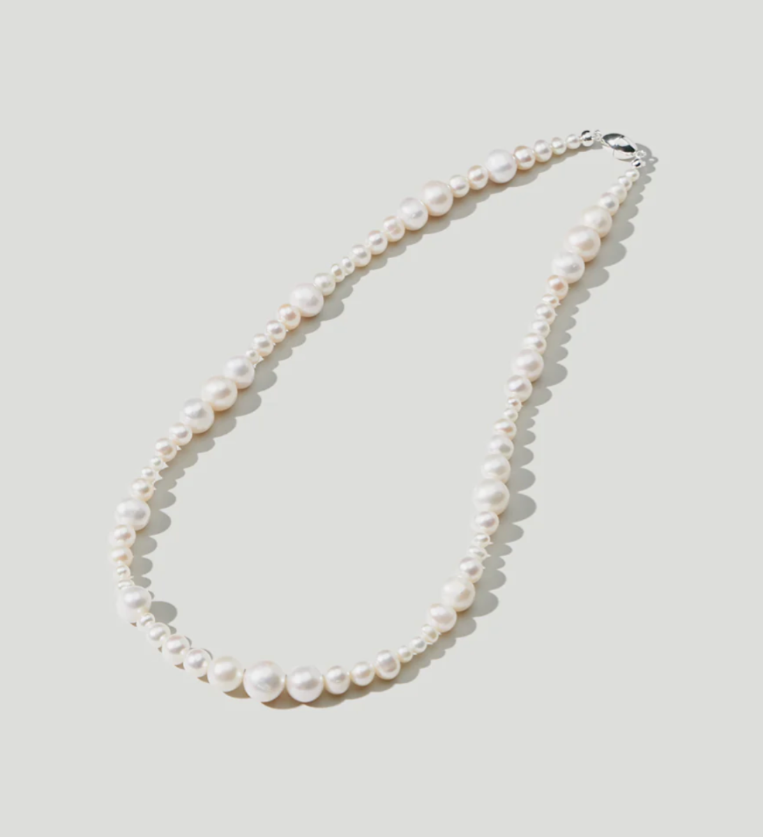 Large Mixed Pearl Necklace