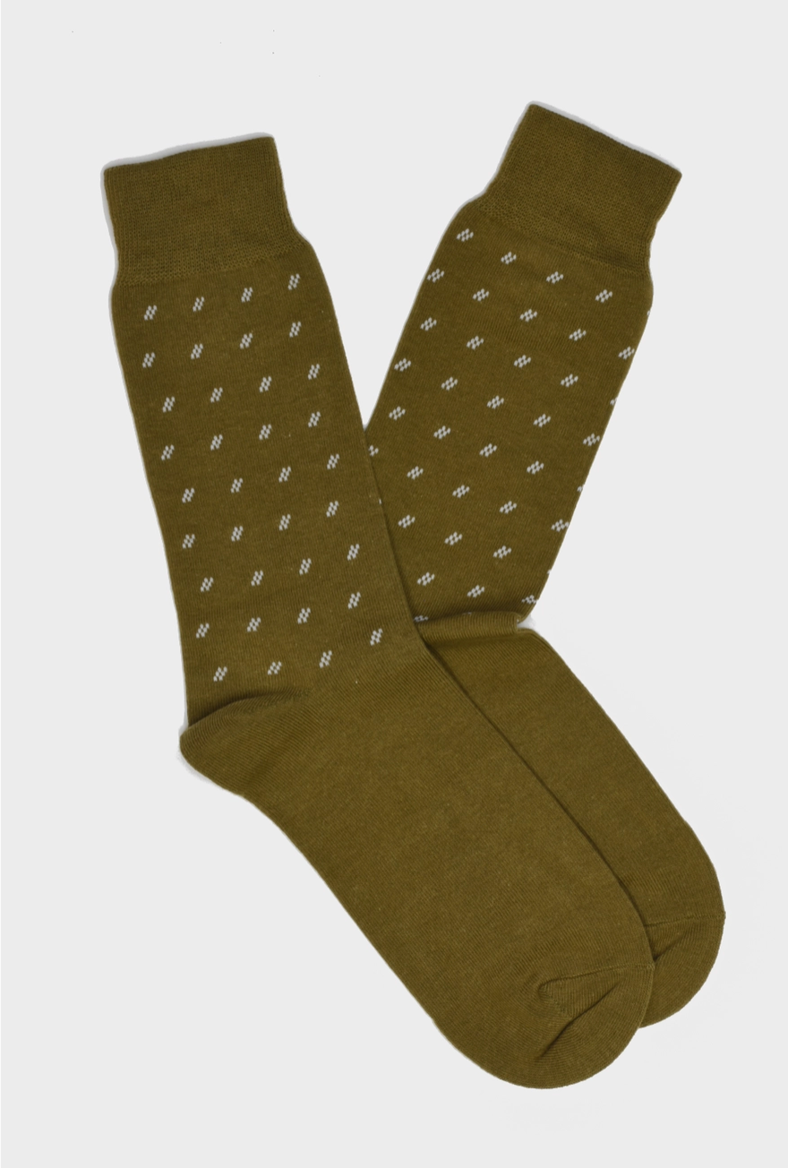 Olive Pattern Socks