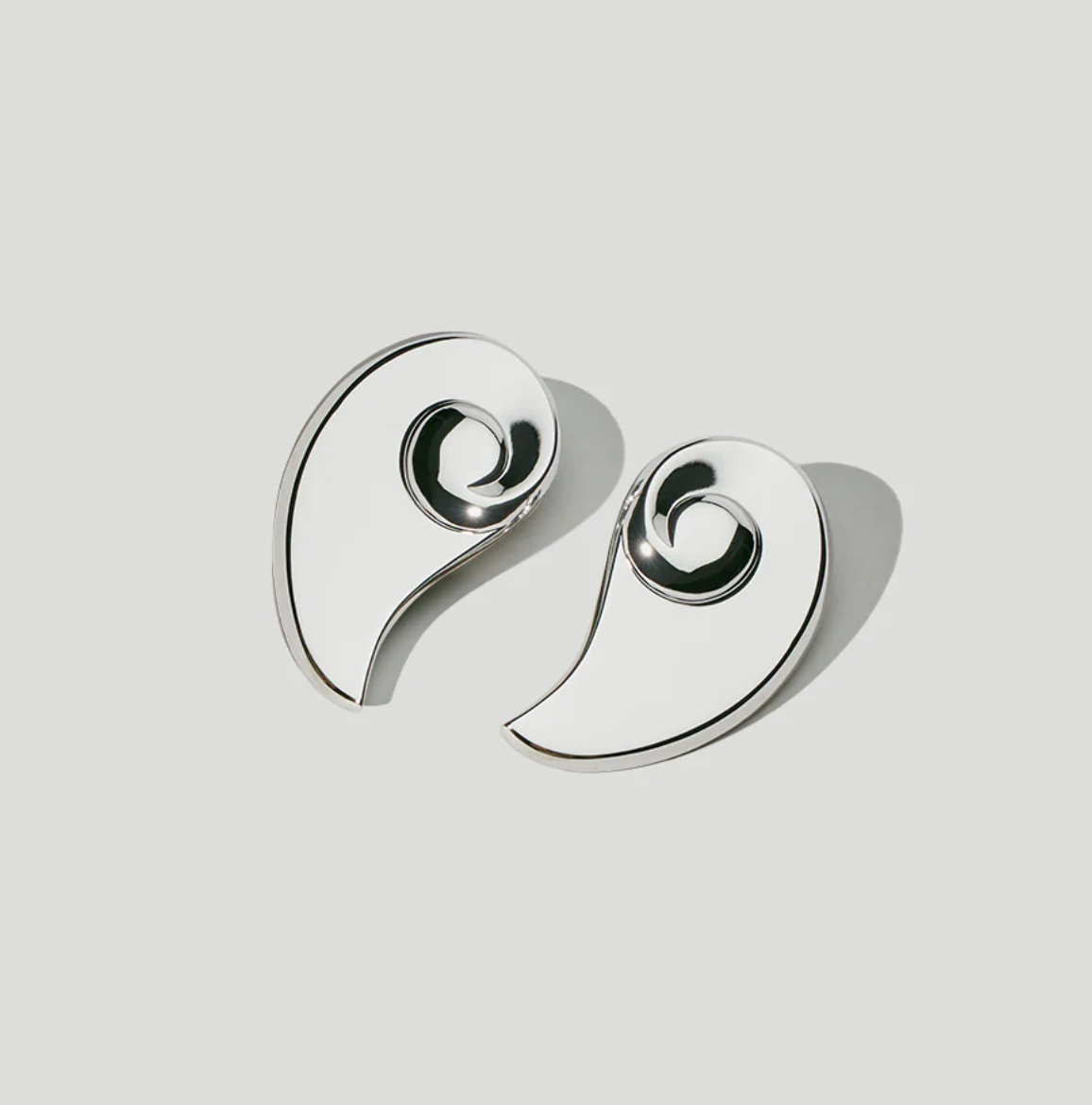 Silver Swirl Palma Sterling Silver Earrings