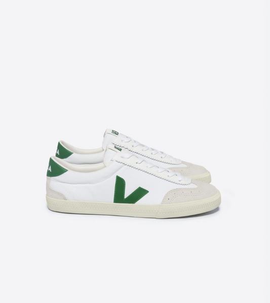 Veja Volley Canvas White And Emeraude