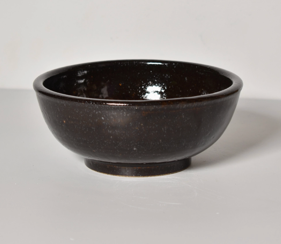 Dark Brown Ceramic Bowl