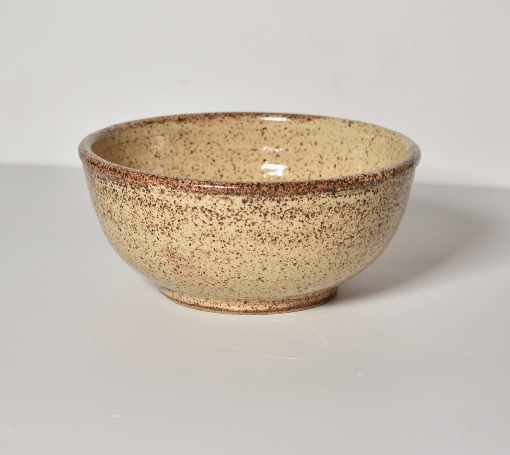 Ivory Speckled Ceramic Bowl