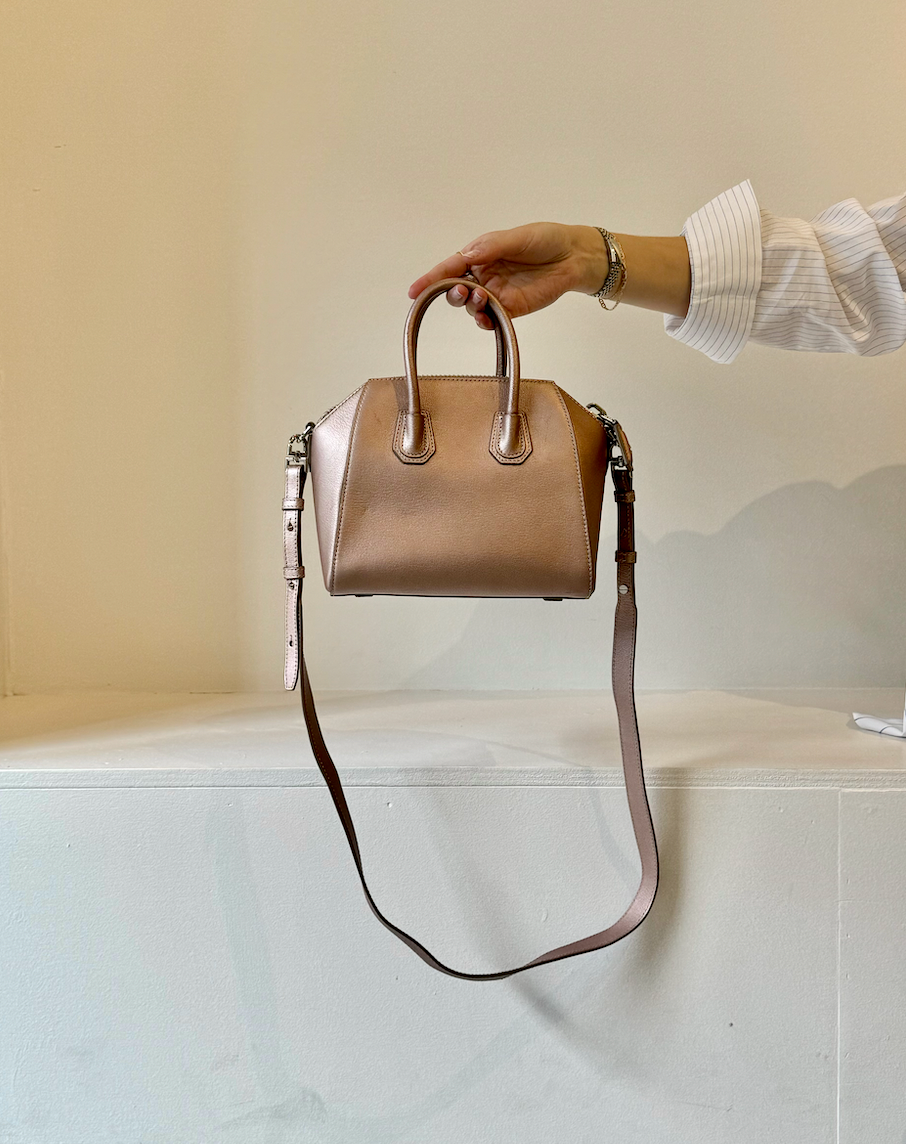 Givenchy Rose Metallic Antigona Bag