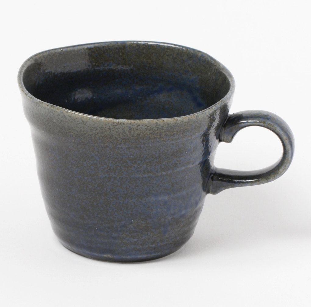 Blue Organic Ceramic Mug