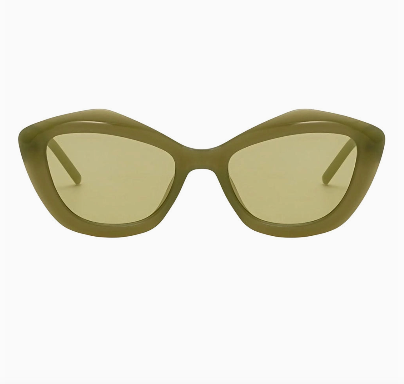 Moss Geometric Cat-Eye Sunglasses
