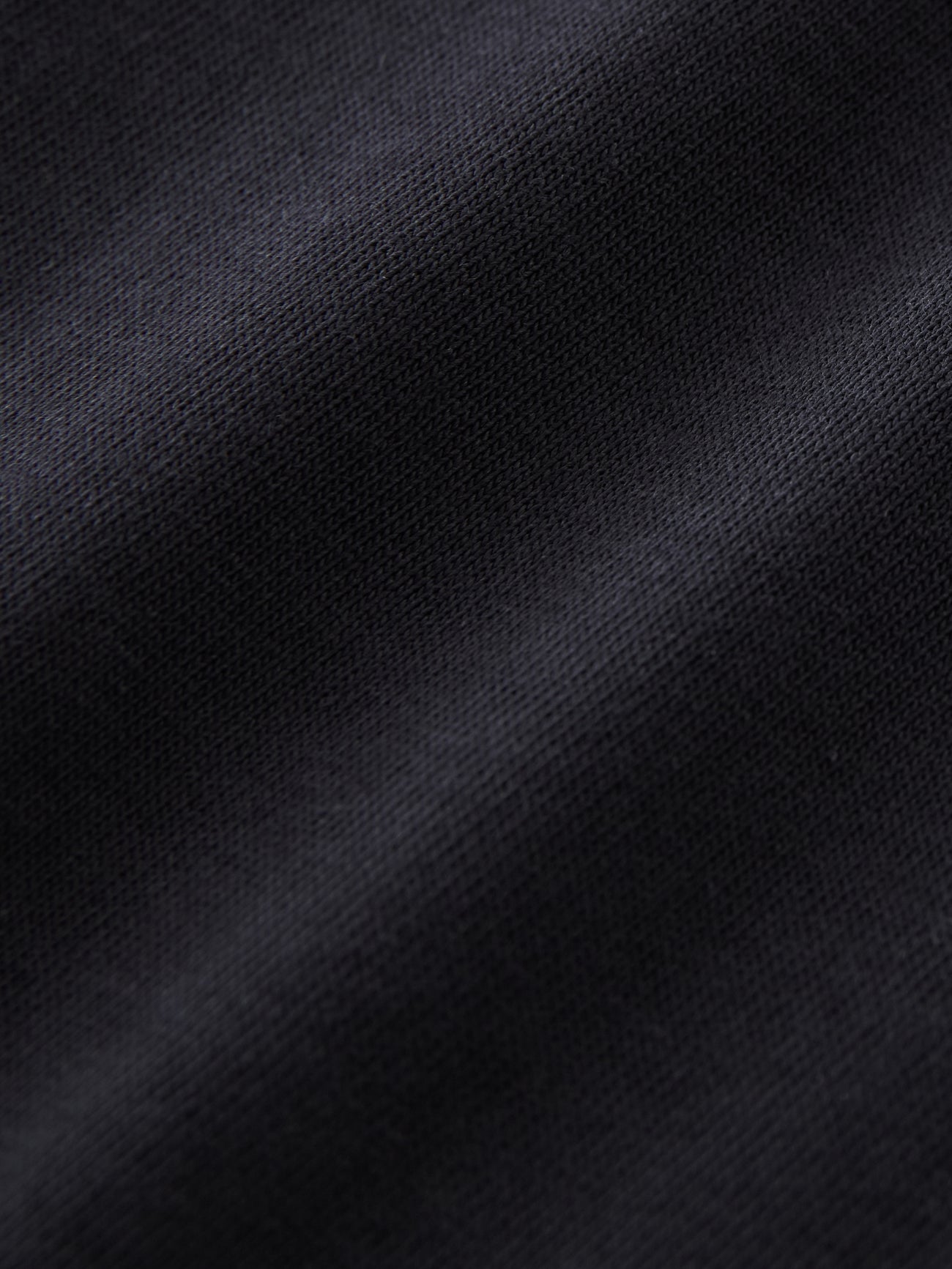 Studio Nicholson Darkest Navy Marine T-shirt fabric at Alas Eius.
