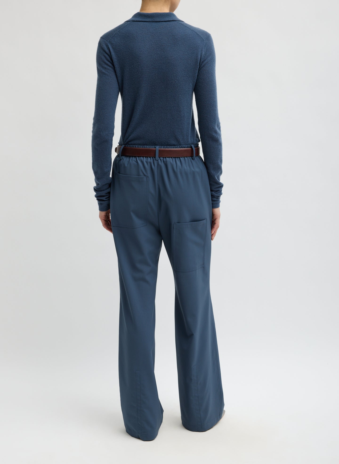 Blue Fog Tropical Wool Charles Trouser