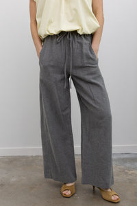 Lucio Grey Drawstring Pants