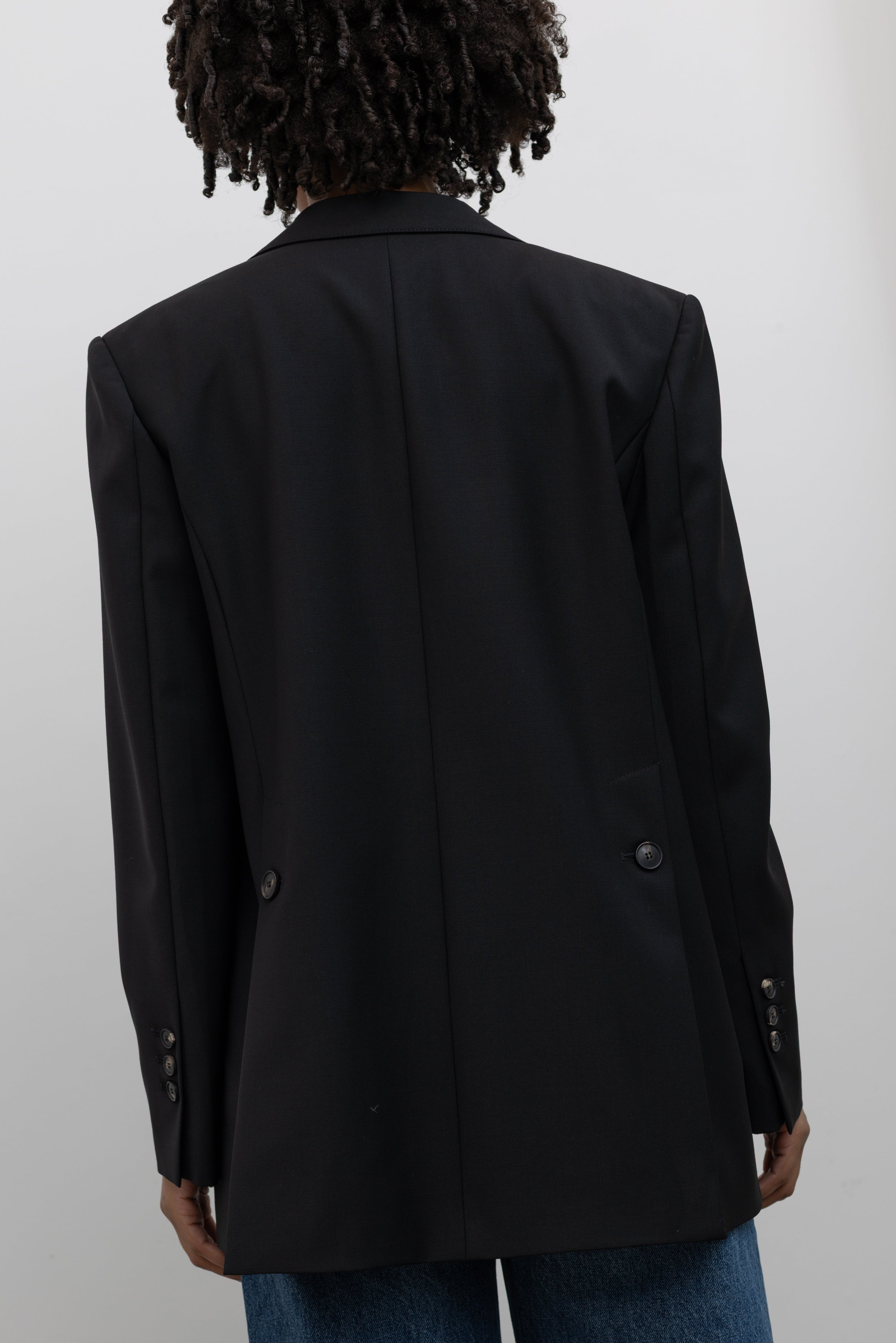Diver Black Blazer Jacket